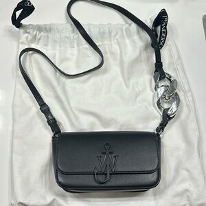JW Anderson Chain Crossbody Bag in Black